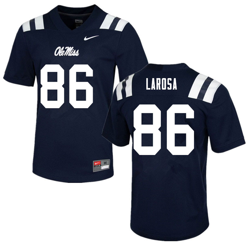 Ole Miss Rebels #86 Jay LaRosa College Football Jerseys Sale-Navy